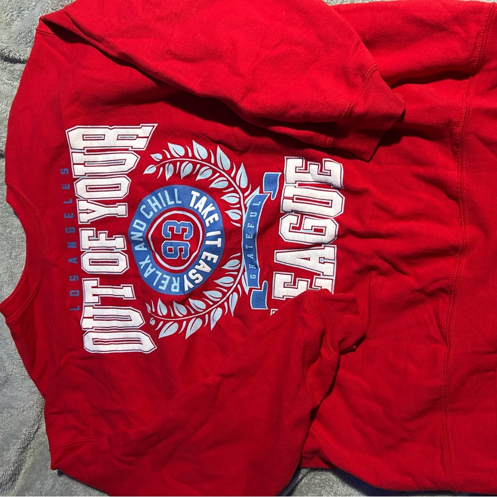Popular Girl Red Sweatshirt